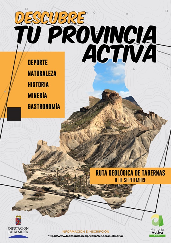 Descubre tu Provincia Activa. Ruta Geológica de Tabernas 8-09-24