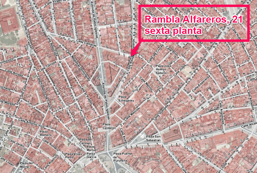 Localización de la Junta Arbitral de la Provincia de Almería